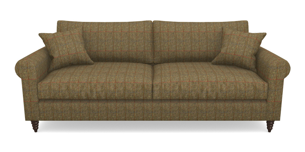 Product photograph of Apuldram 4 Seater Sofa In Harris Tweed House - Harris Tweed House Green from Sofas and Stuff Limited