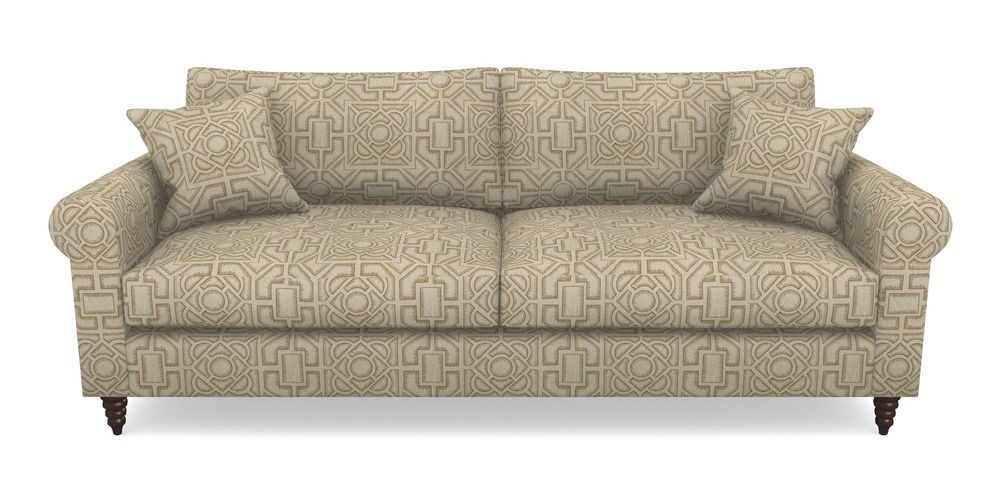 Product photograph of Apuldram 4 Seater Sofa In Rhs Collection - Large Knot Garden Linen - Gold from Sofas and Stuff Limited