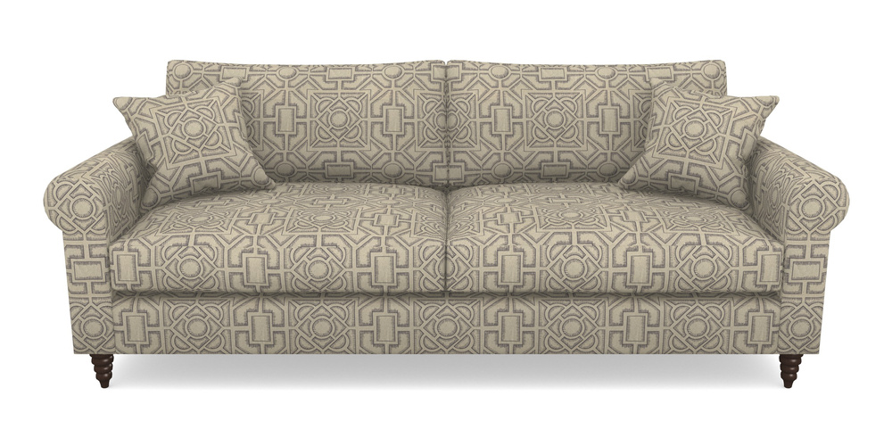 Product photograph of Apuldram 4 Seater Sofa In Rhs Collection - Large Knot Garden Linen - Grey from Sofas and Stuff Limited