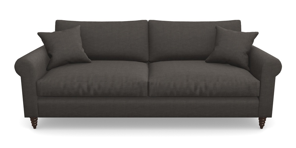 Product photograph of Apuldram 4 Seater Sofa In Super Soft Velvet - Mocha from Sofas and Stuff Limited