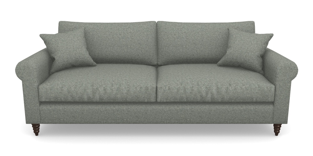 Product photograph of Apuldram 4 Seater Sofa In Soft Wool - Wolf from Sofas and Stuff Limited