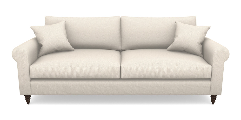 Product photograph of Apuldram 4 Seater Sofa In Two Tone Plain - Calico from Sofas and Stuff Limited