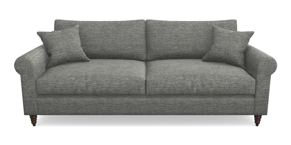 Product photograph of Apuldram 4 Seater Sofa In Textured Velvet - Slate from Sofas and Stuff Limited