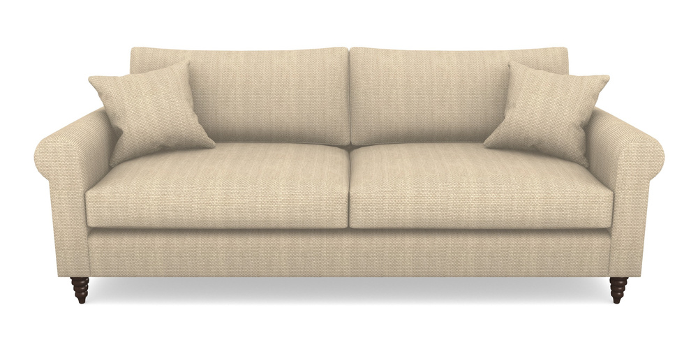 Product photograph of Apuldram 4 Seater Sofa In Cloth 22 Weaves - White Sands Linen - Chalk from Sofas and Stuff Limited