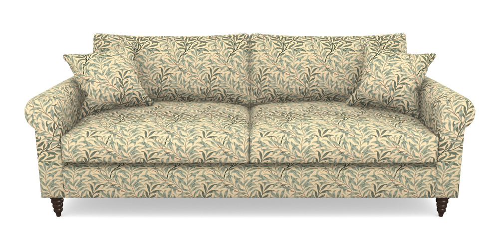 Product photograph of Apuldram 4 Seater Sofa In William Morris Collection - Willow Boughs - Cream Pale Green from Sofas and Stuff Limited
