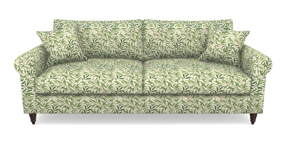 Product photograph of Apuldram 4 Seater Sofa In William Morris Collection - Willow Boughs - Leaf Green from Sofas and Stuff Limited