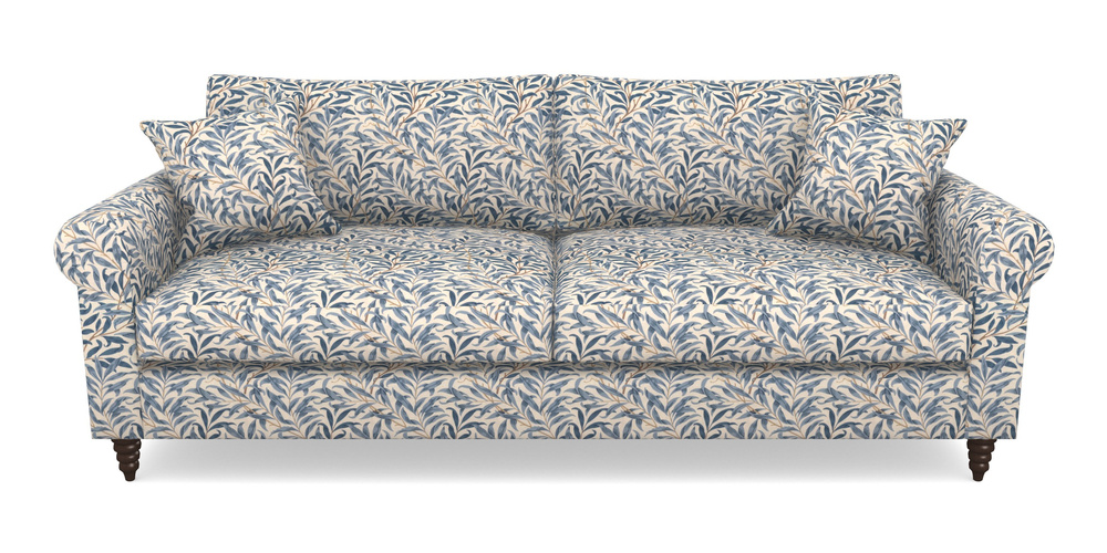Product photograph of Apuldram 4 Seater Sofa In William Morris Collection - Willow Boughs - Woad from Sofas and Stuff Limited