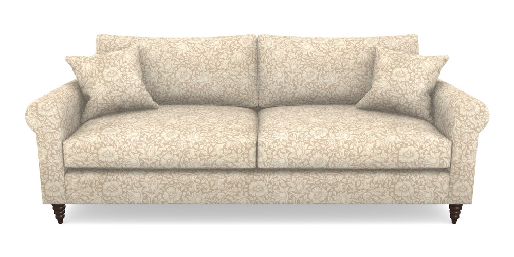 Product photograph of Apuldram 4 Seater Sofa In William Morris Collection - Mallow - Linen from Sofas and Stuff Limited