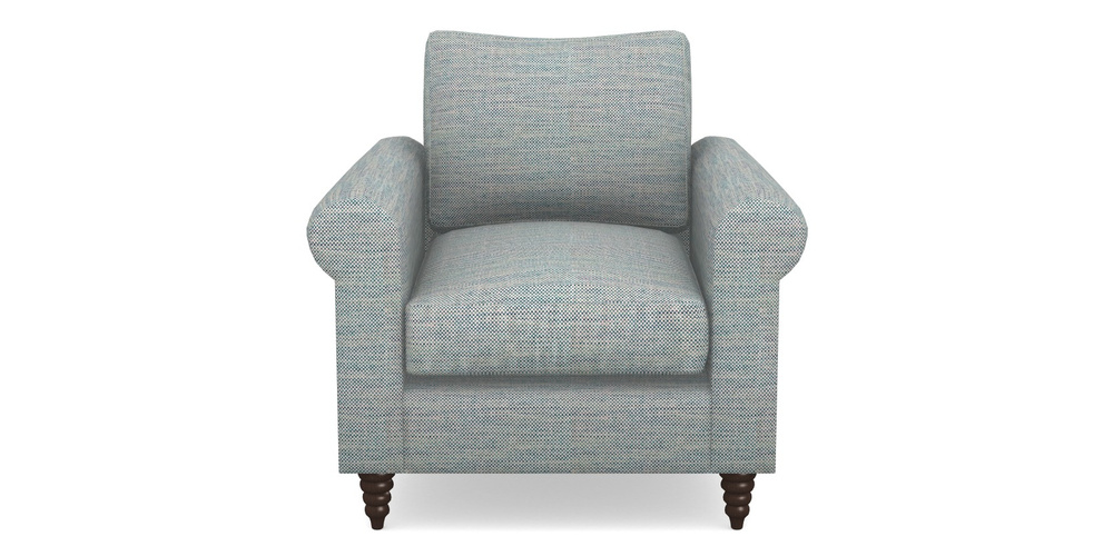 Product photograph of Apuldram Chair In Basket Weave - Blue from Sofas and Stuff Limited