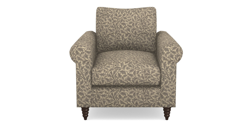 Product photograph of Apuldram Chair In V A Drawn From Nature Collection - Oak Tree - Grey from Sofas and Stuff Limited