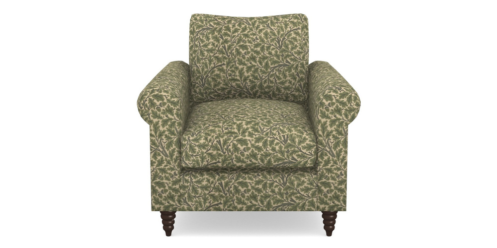 Product photograph of Apuldram Chair In V A Drawn From Nature Collection - Oak Tree - Light Green from Sofas and Stuff Limited