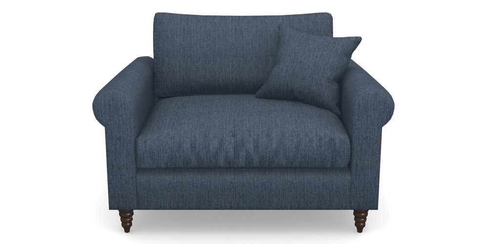 Product photograph of Apuldram Snuggler In Aqua Clean Tenby - Navy from Sofas and Stuff Limited