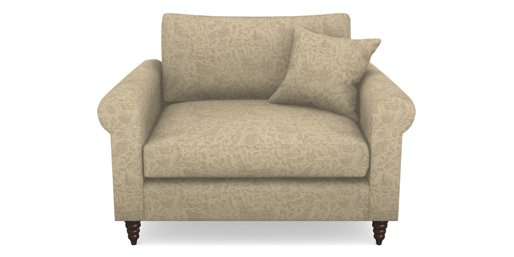 Product photograph of Apuldram Snuggler In V A Drawn From Nature - Bird And Rabbit - Natural from Sofas and Stuff Limited