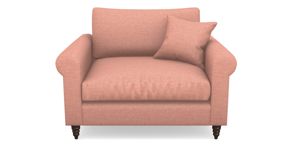 Product photograph of Apuldram Snuggler In Basket Weave - Peony from Sofas and Stuff Limited