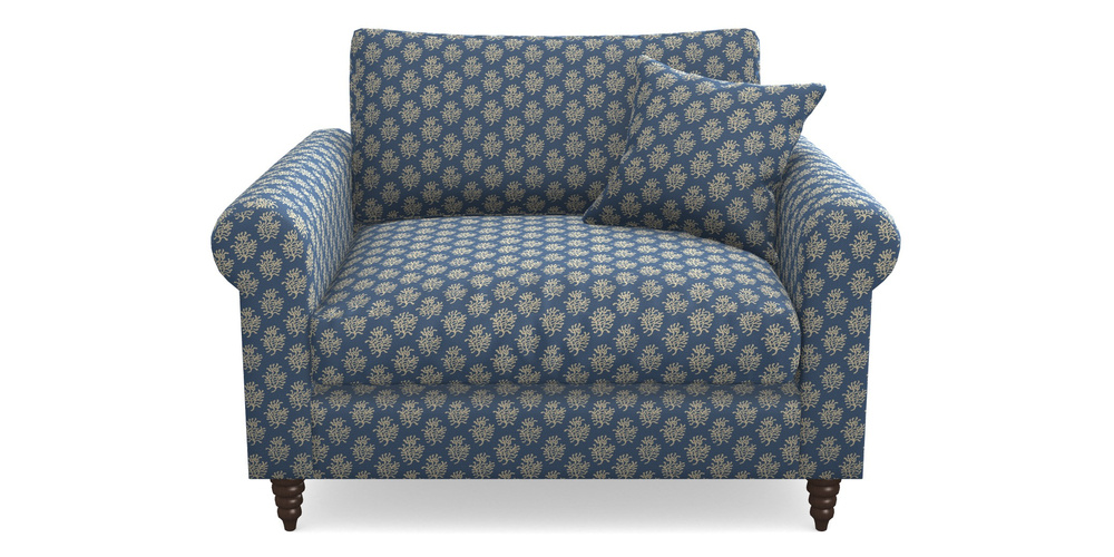 Product photograph of Apuldram Snuggler In Cloth 21 - Coral 1 - Bilberry from Sofas and Stuff Limited