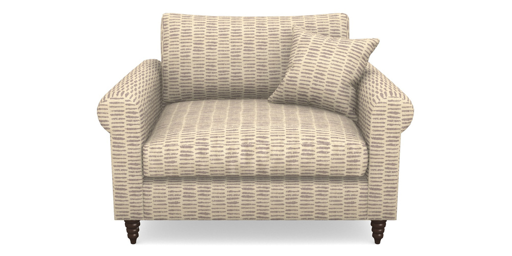 Product photograph of Apuldram Snuggler In Cloth 18 - Daub - Berry from Sofas and Stuff Limited