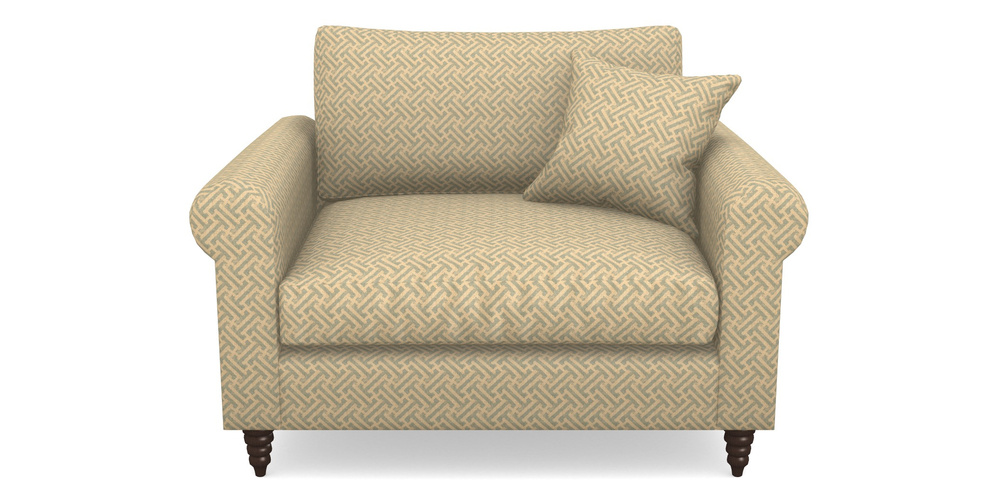 Product photograph of Apuldram Snuggler In Cloth 18 - Key - Monsoon from Sofas and Stuff Limited