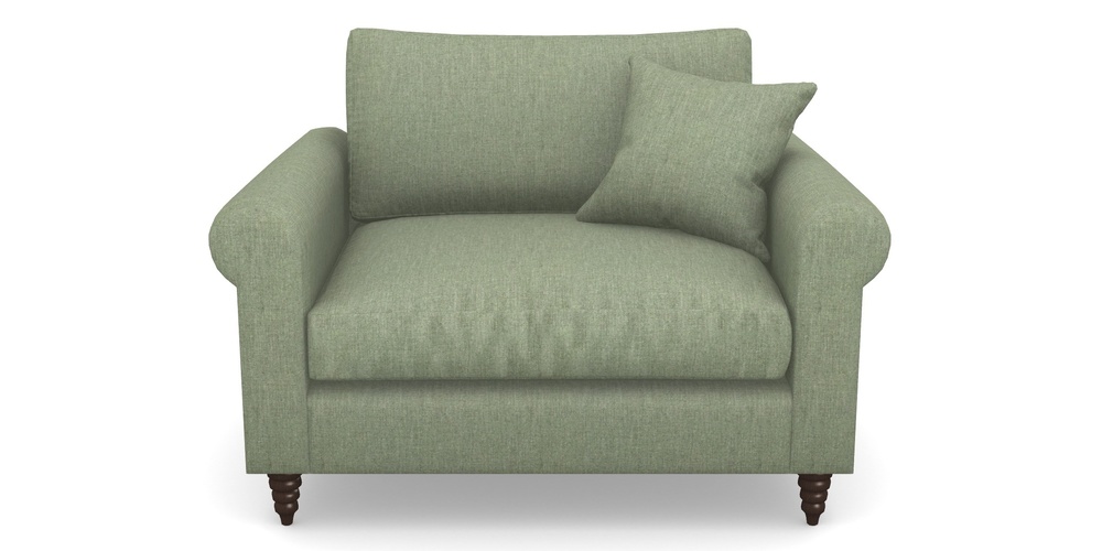 Product photograph of Apuldram Snuggler In Clever Cotton Mix - Forest from Sofas and Stuff Limited