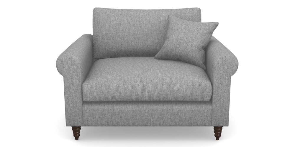 Product photograph of Apuldram Snuggler In Clever Cotton Mix - Iron from Sofas and Stuff Limited