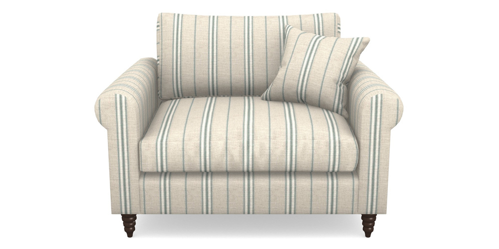 Product photograph of Apuldram Snuggler In Cloth 18 Stripes - Regimental - Basil from Sofas and Stuff Limited