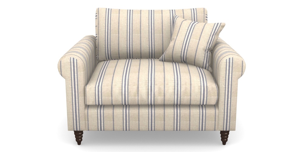 Product photograph of Apuldram Snuggler In Cloth 18 Stripes - Regimental - Indigo from Sofas and Stuff Limited