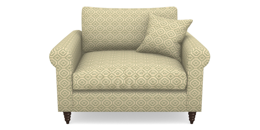 Product photograph of Apuldram Snuggler In Cloth 18 - Tile - Fennel from Sofas and Stuff Limited