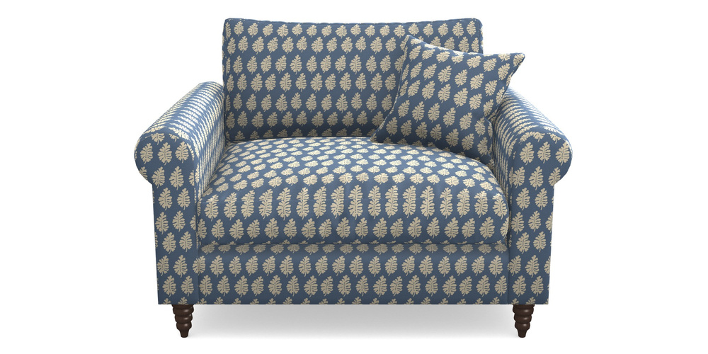 Product photograph of Apuldram Snuggler In Cloth 21 - Oak Leaf - Bilberry from Sofas and Stuff Limited