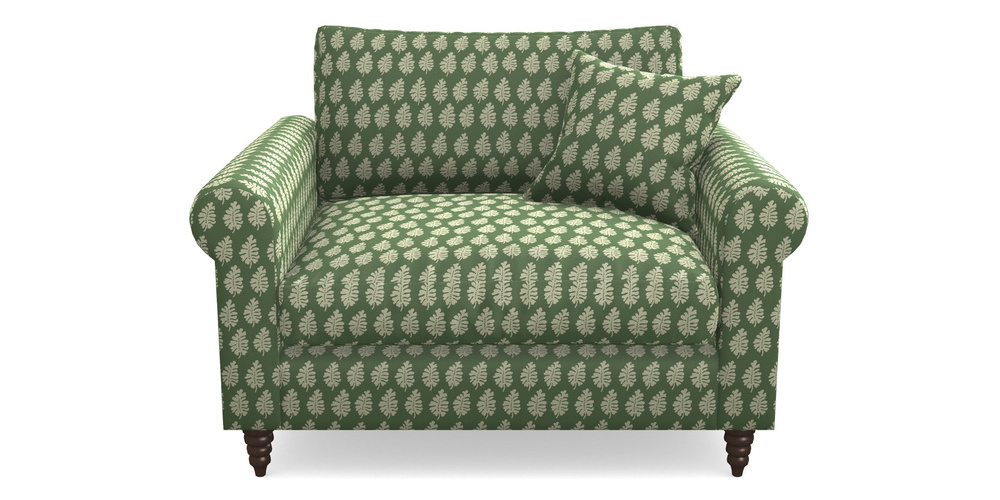 Product photograph of Apuldram Snuggler In Cloth 21 - Oak Leaf - Forest from Sofas and Stuff Limited