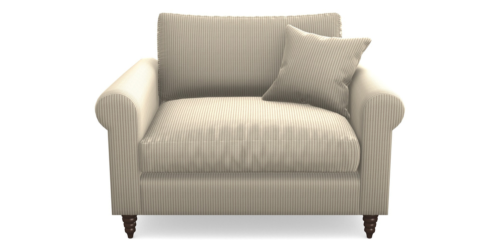 Product photograph of Apuldram Snuggler In Cloth 21 - Simple Stripe - Beech from Sofas and Stuff Limited