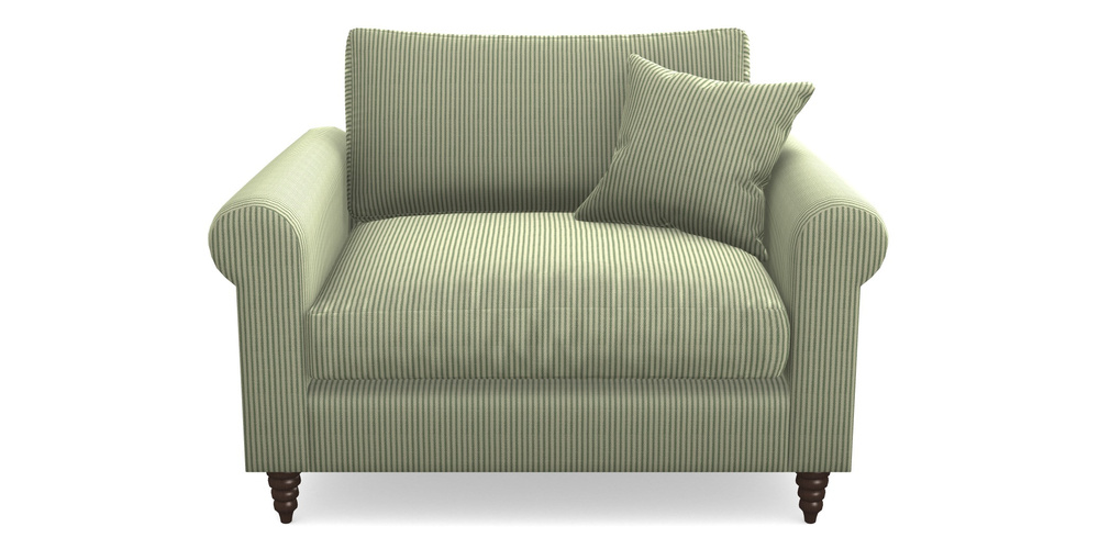 Product photograph of Apuldram Snuggler In Cloth 21 - Simple Stripe - Forest from Sofas and Stuff Limited