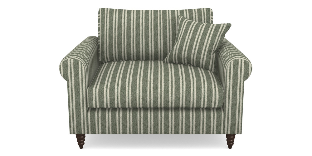 Product photograph of Apuldram Snuggler In Cloth 22 - Barcode - Courgette from Sofas and Stuff Limited