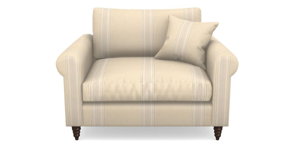 Product photograph of Apuldram Snuggler In Cloth 22 - Racing Stripes Cheltenham - Dove from Sofas and Stuff Limited