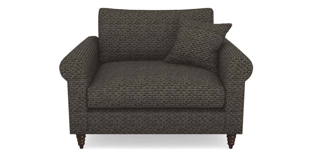 Product photograph of Apuldram Snuggler In Cloth 20 - Design 3 - Chestnut Weave from Sofas and Stuff Limited