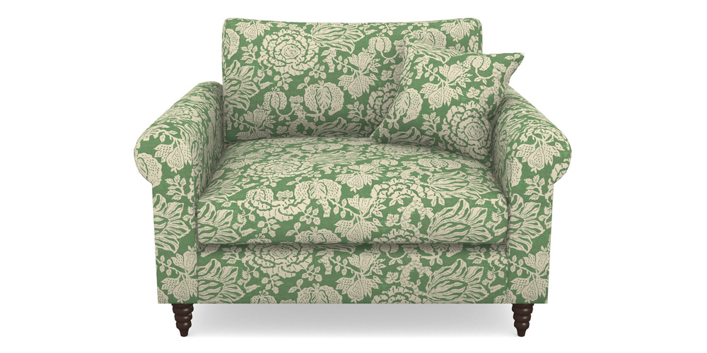 Product photograph of Apuldram Snuggler In V A Brompton Collection - Flowering Kale - Basil from Sofas and Stuff Limited