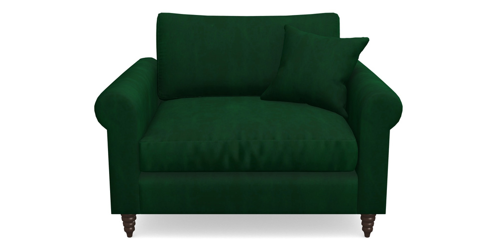 Product photograph of Apuldram Snuggler In House Clever Velvet - Fern from Sofas and Stuff Limited