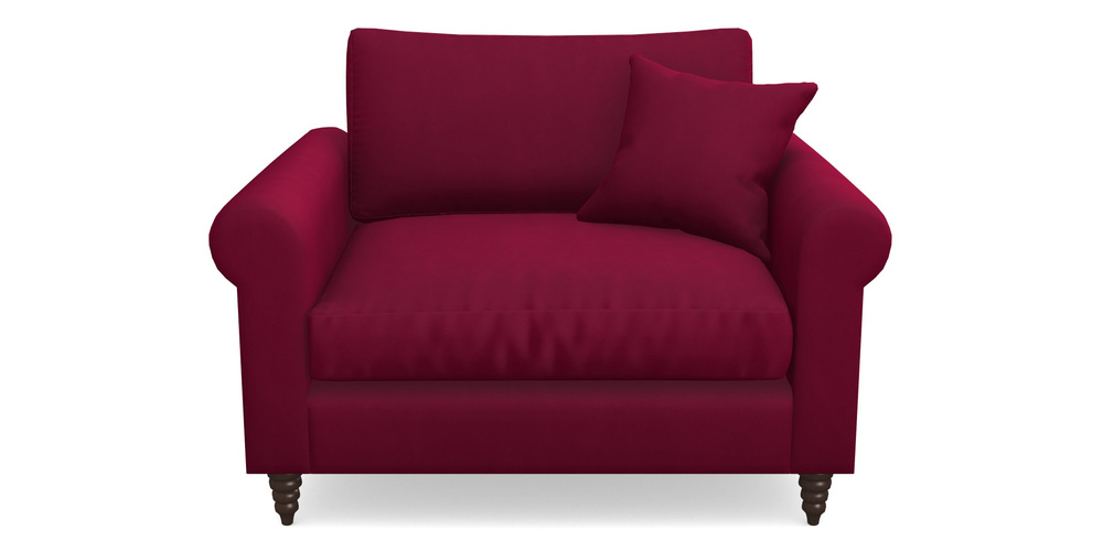 Product photograph of Apuldram Snuggler In House Clever Velvet - Wine from Sofas and Stuff Limited