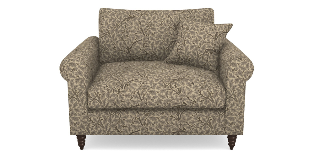 Product photograph of Apuldram Snuggler In V A Drawn From Nature Collection - Oak Tree - Brown from Sofas and Stuff Limited