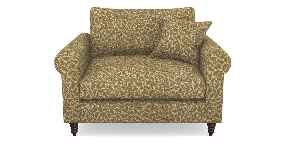 Product photograph of Apuldram Snuggler In V A Drawn From Nature Collection - Oak Tree - Gold from Sofas and Stuff Limited