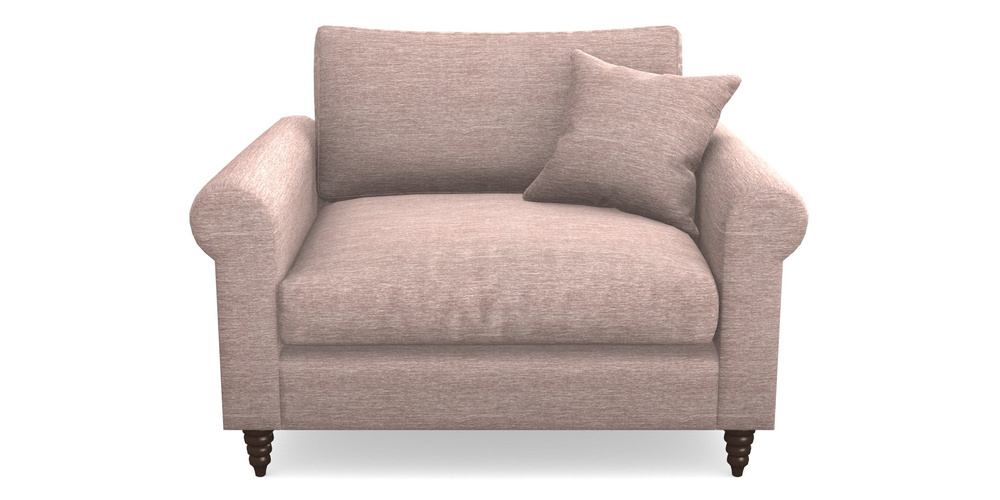 Product photograph of Apuldram Snuggler In Textured Velvet - Wisteria from Sofas and Stuff Limited