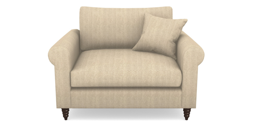 Product photograph of Apuldram Snuggler In Cloth 22 Weaves - White Sands Linen - Chalk from Sofas and Stuff Limited