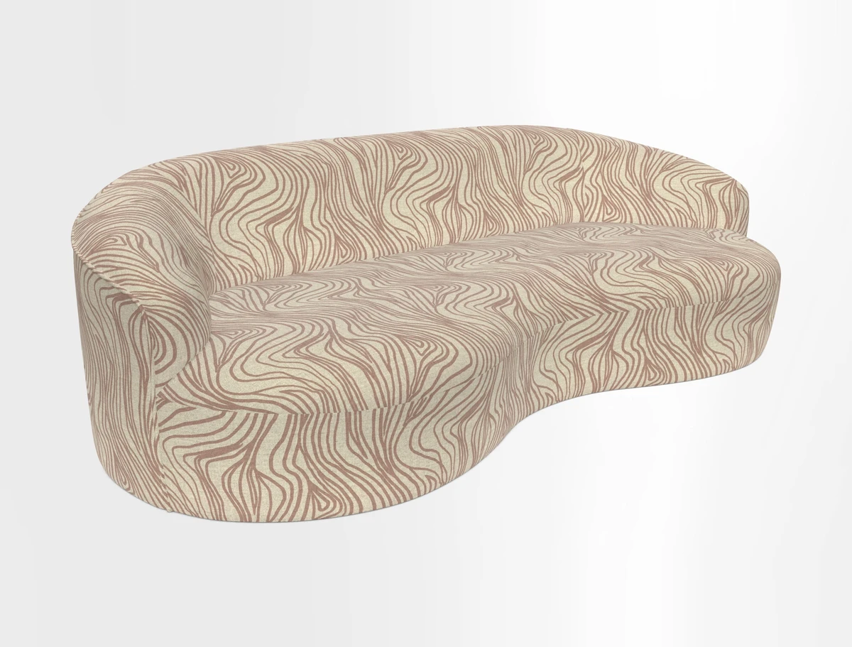 Arc large sofa in Harpers Bazaar Palm Canopy