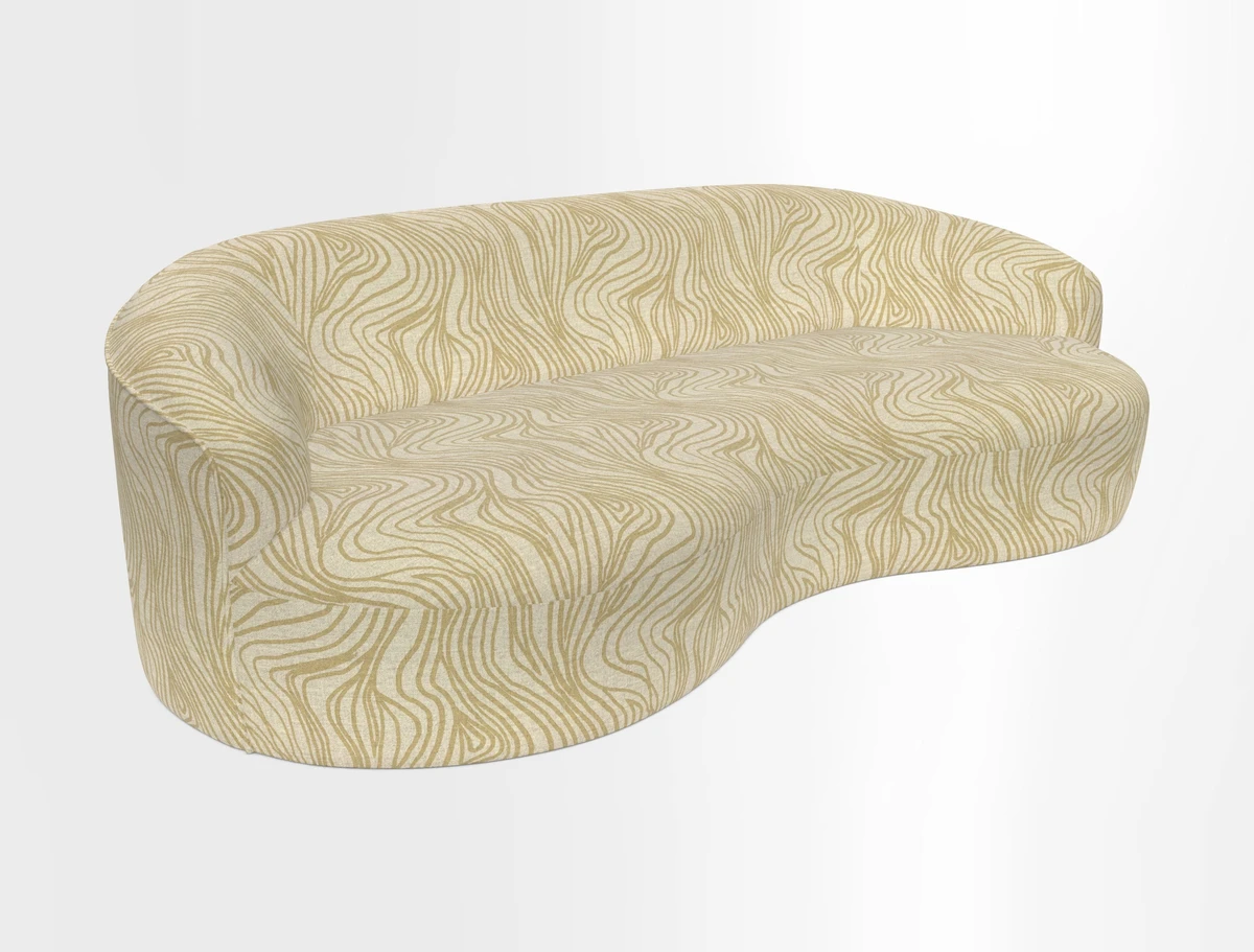 Arc large sofa in Harpers Bazaar Palm Canopy