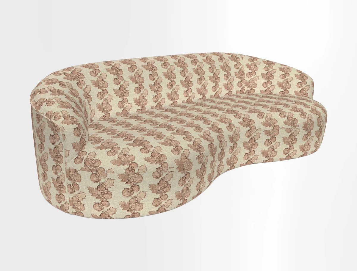 Arc large sofa in Harpers Bazaar Palm Canopy