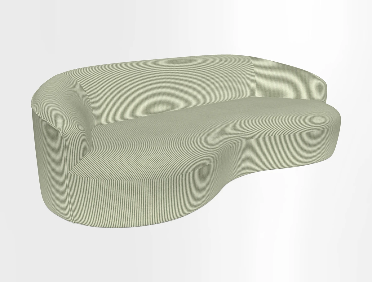 Arc large sofa in Harpers Bazaar Palm Canopy