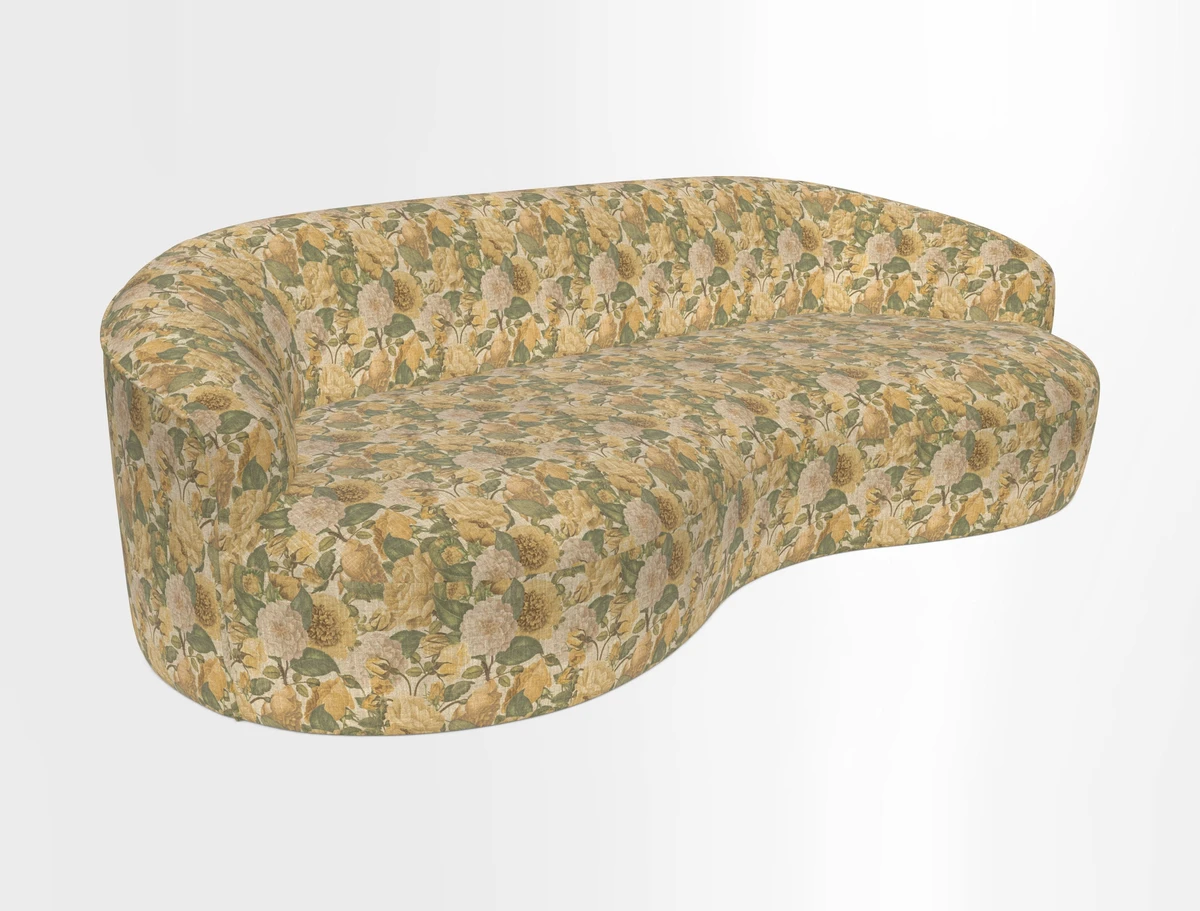 Arc large sofa in Harpers Bazaar Palm Canopy