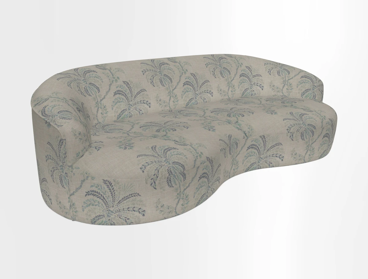 Arc large sofa in Harpers Bazaar Palm Canopy