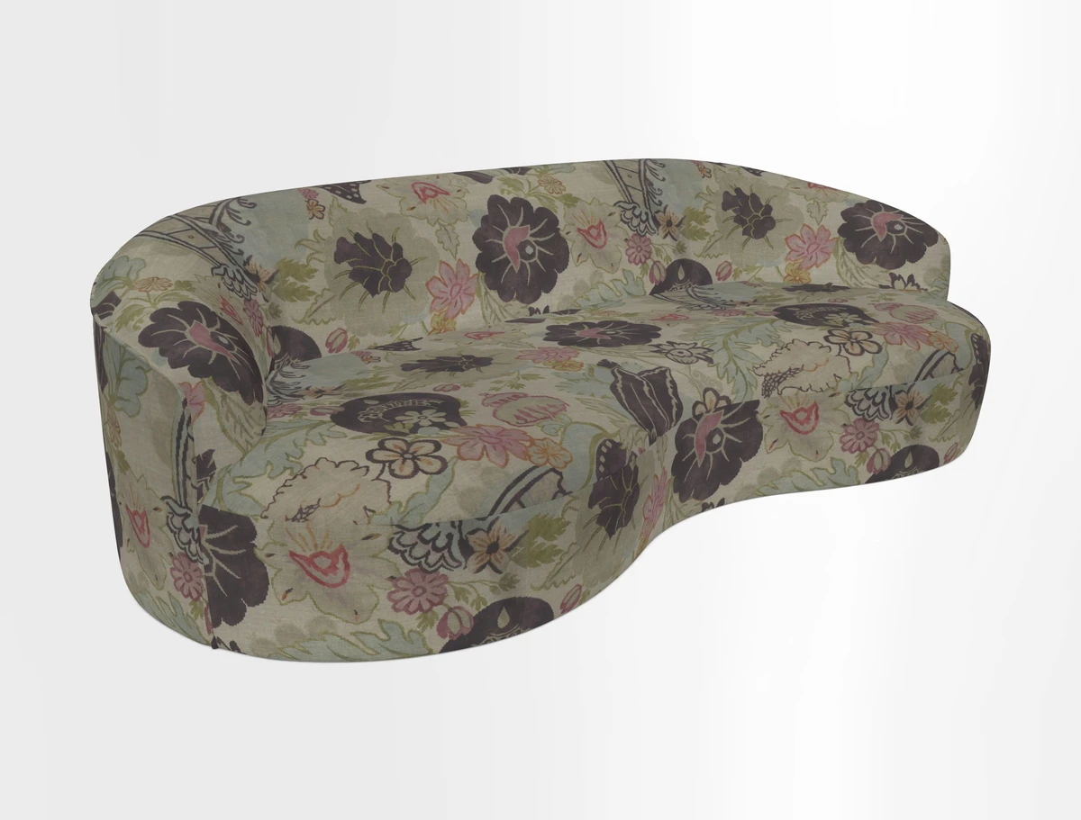 Arc large sofa in Harpers Bazaar Palm Canopy