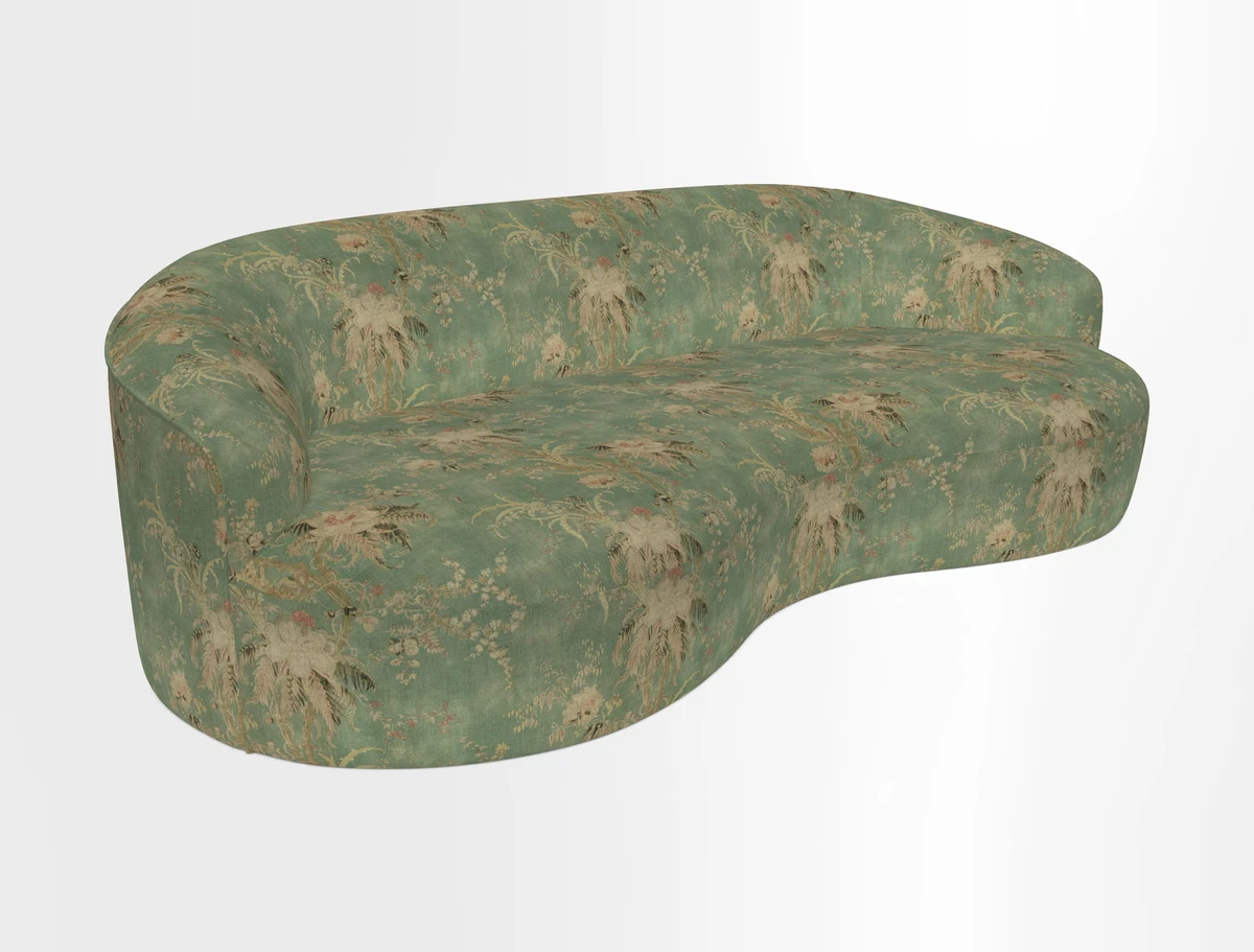 Arc large sofa in Harpers Bazaar Palm Canopy