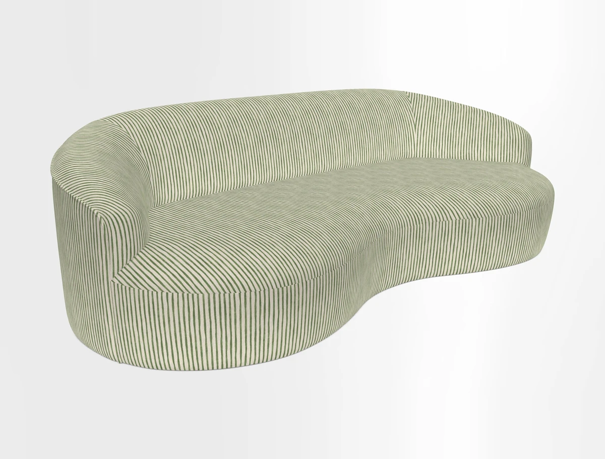 Arc large sofa in Harpers Bazaar Palm Canopy