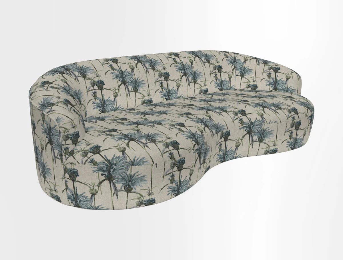 Arc large sofa in Harpers Bazaar Palm Canopy